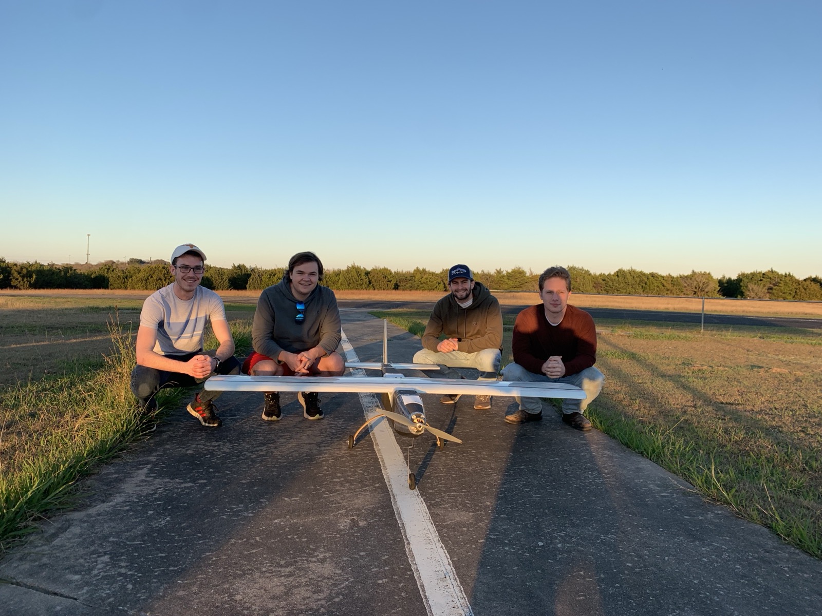 The Texas Design, Build, Fly team with our plane