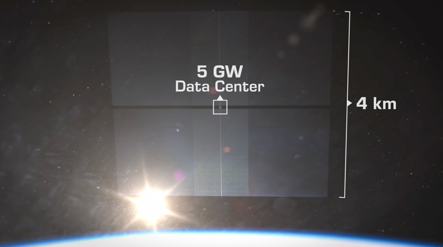 Starcloud datacenter rendering